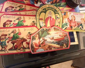 Vintage sewing needle kits