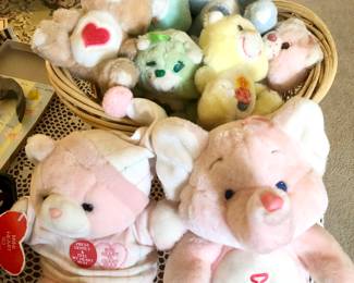 Care Bears, Care Elephant?, and a mini heartbeat bear