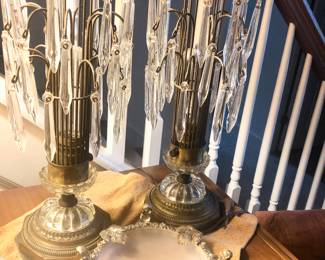 Art Deco waterfall lamps