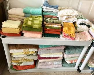 Vintage and newer linens