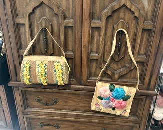 Vintage armoire with 5 drawers