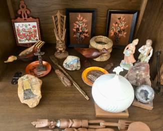 70’s decor and tiki items