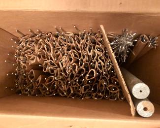 Tinsel tree in box