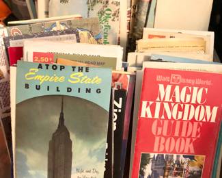 Lots of maps and travel ephemera