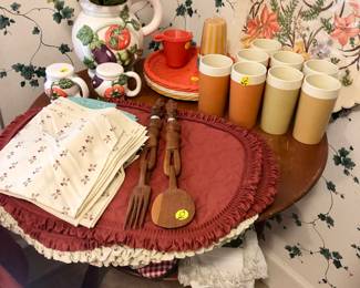 Tiki servers and Tupperware cups