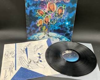 Band Autographed Europe LP