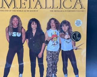 Sealed Metallica Interview Record