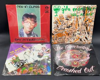 4 Sealed Punk 10" Records