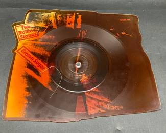 Rolling Stones 7" Shaped Picture Disc