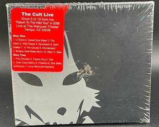 Rare Sealed The Cult Live CD