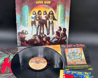 KISS Glam LP with "Love Gun" & Merch Form