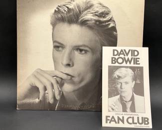 David Bowie LP with Fan Club Form