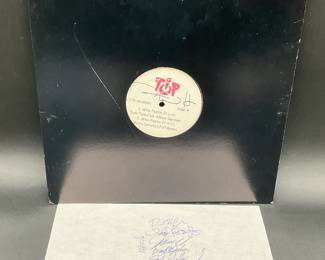 Tina Weymouth Autographed Record