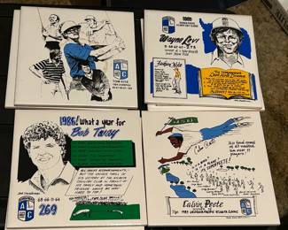 Assorted Vintage Golf Tiles