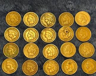 Indian Head Pennies - All Dated in 1800's