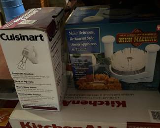 Kitchen and Household Appliances Still in Box