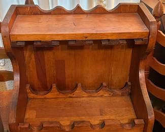 Vintage Wooden Wall Rack Holder