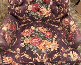Vintage Upholstered Club Chair