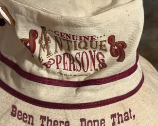 Genuine Antique Person Fishing Hat