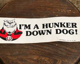 Vintage Bulldog Bumper Sticker