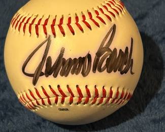 Johnny Bench & Other Players Signed Baseball