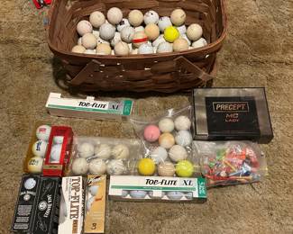 Assorted Boxed and Loose Golf Balls