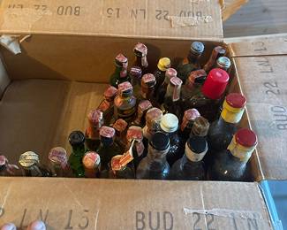 150+ Mini Liquor Bottles From the 1930's and 40's