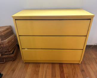 Way Cool Yellow Mid-Century Dresser