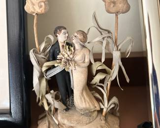 Vintage Wedding Cake Topper