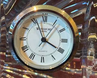 Waterford lead crystal clock
