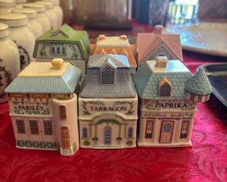 Lenox collectible spice jars