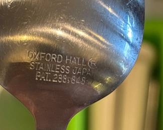 Oxford Hall MCM flatware 