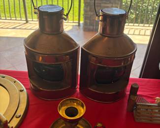 Port and Starboard lanterns lights