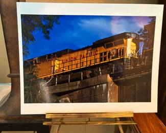 Union Pacific locomotive photo print