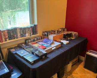 Huge CD and DVD collection
