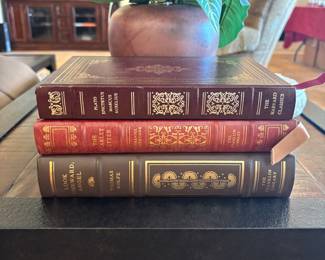 The Scarlet Letter, Look Homeward Angel, and Plato. Beautiful hardback editions.
