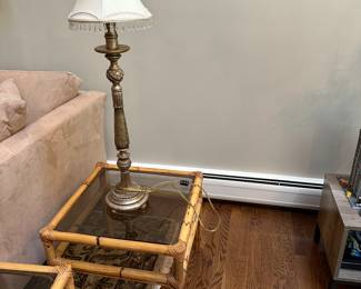 BAMBOO END TABLES (3)