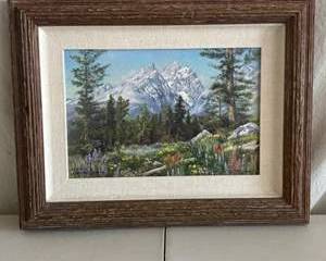 Framed Landscape Painting, 180/600