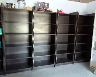 Wood Retail Shelving Units, Qty 4