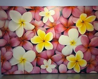 Large Floral Canvas Print, 40" x 60"