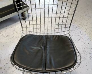 Chrome Frame Chairs with Cushions, Qty 3