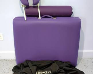 Oakworks Portable Massage Table with Accessories