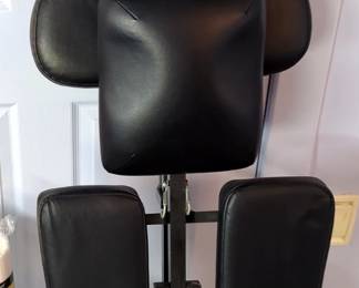 Portable Massage Chair with Spa Essentials and Foam Roller