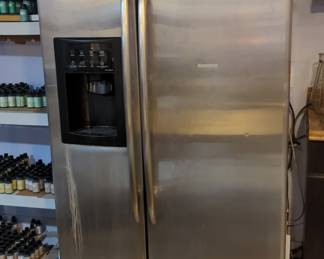 GE Profile Stainless Steel Side By Side Refrigerator