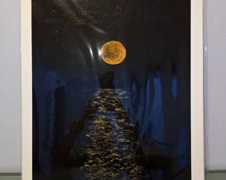 Giclee Art Prints, 'West Bay' And 'Doha Moonrise' Prints By Annette Hadley