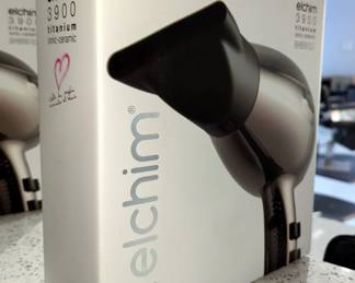 Elchim 3900 Titanium Ionic-Ceramic Professional Hair Dryer, New In Box