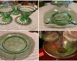 Uranium glass examples