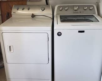 Maytag washer and dryer