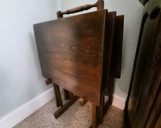 wood tv trays