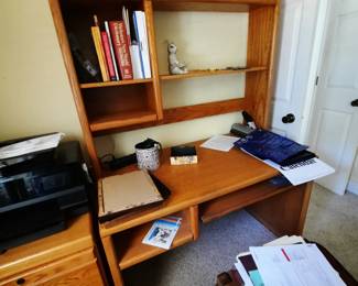 solid oak desk